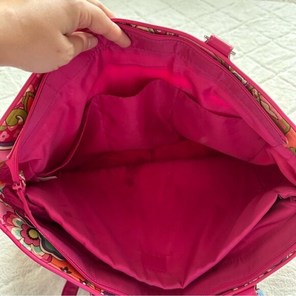 Vera Bradley | "Pink Swirls" Retired Duffle Bag - Picture 10 of 16
